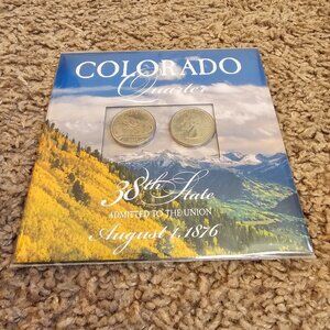 2006 Colorado 38th State Commemorative Quarter Advisory Commission NIP W/QTRS